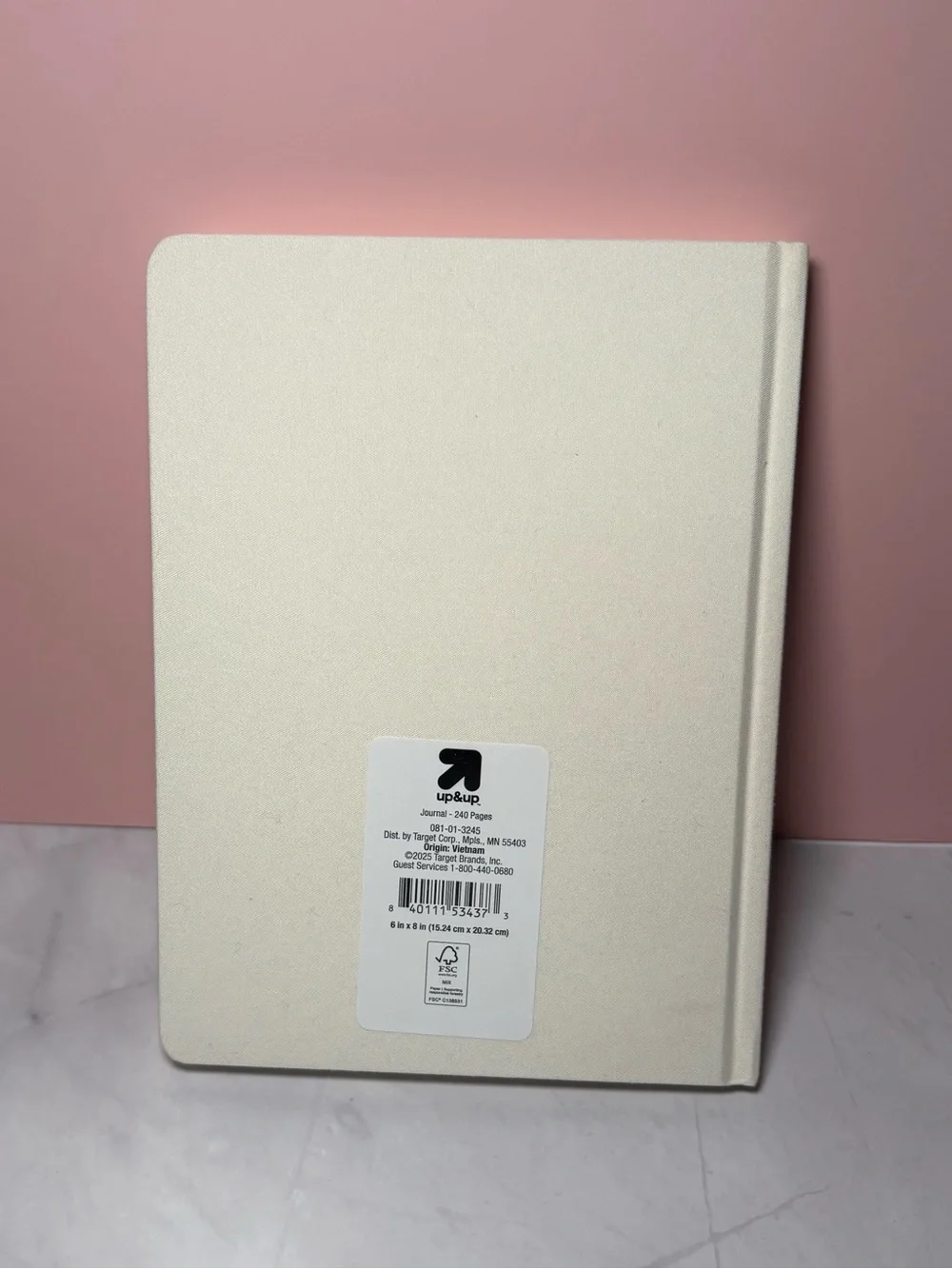🎀 Pink Bow Pattern Journal